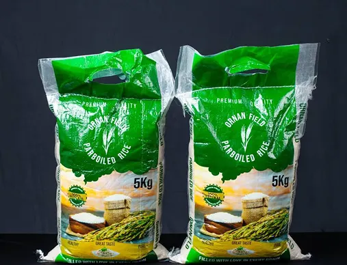 Two 5kg bags of Ornan Field parboiled rice
